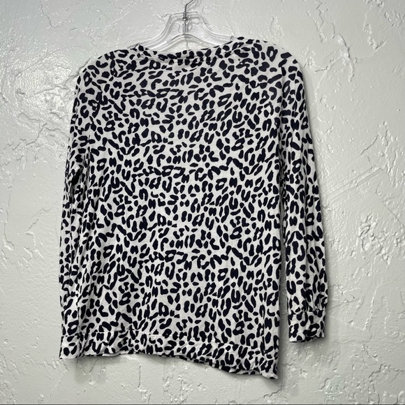 Amour Vert Pamela Leopard Print Tee Top Size S - Picture 3 of 7